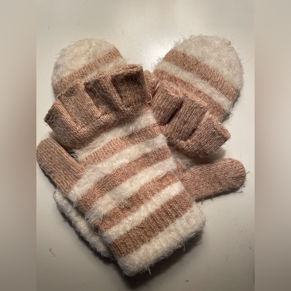 2 for $6 convertible fingerless mittens